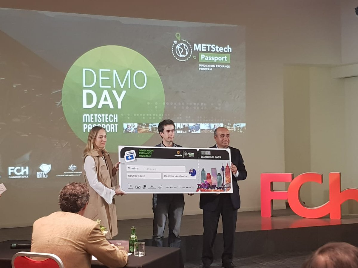 fundacionchile's tweet photo. Y los seleccionados del programa #METStechPassport son: #Aiko, #Timining y #MiningTAG ¡Felicidades! Agradecemos la participación de todos aquellos que fueron parte de esta aventura. ¡Australia los espera! @AustradeLATAM @METSIgnited #Expande https://t.co/elECD53V1y