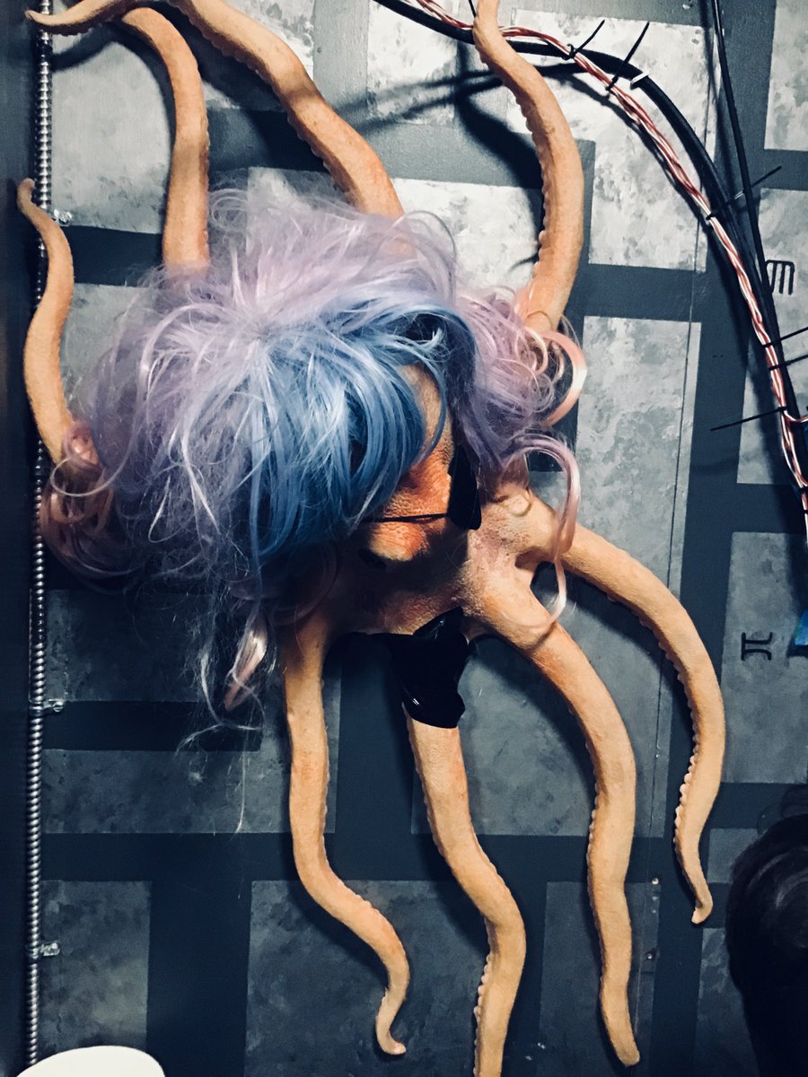 Lucinda Docktopus the octopus is our secret keeper - she’s borne witness to every dance move ever made in this basement and will never tell about the time she saw you do the funky chicken and fall on your face #followtheraven #escapeordie