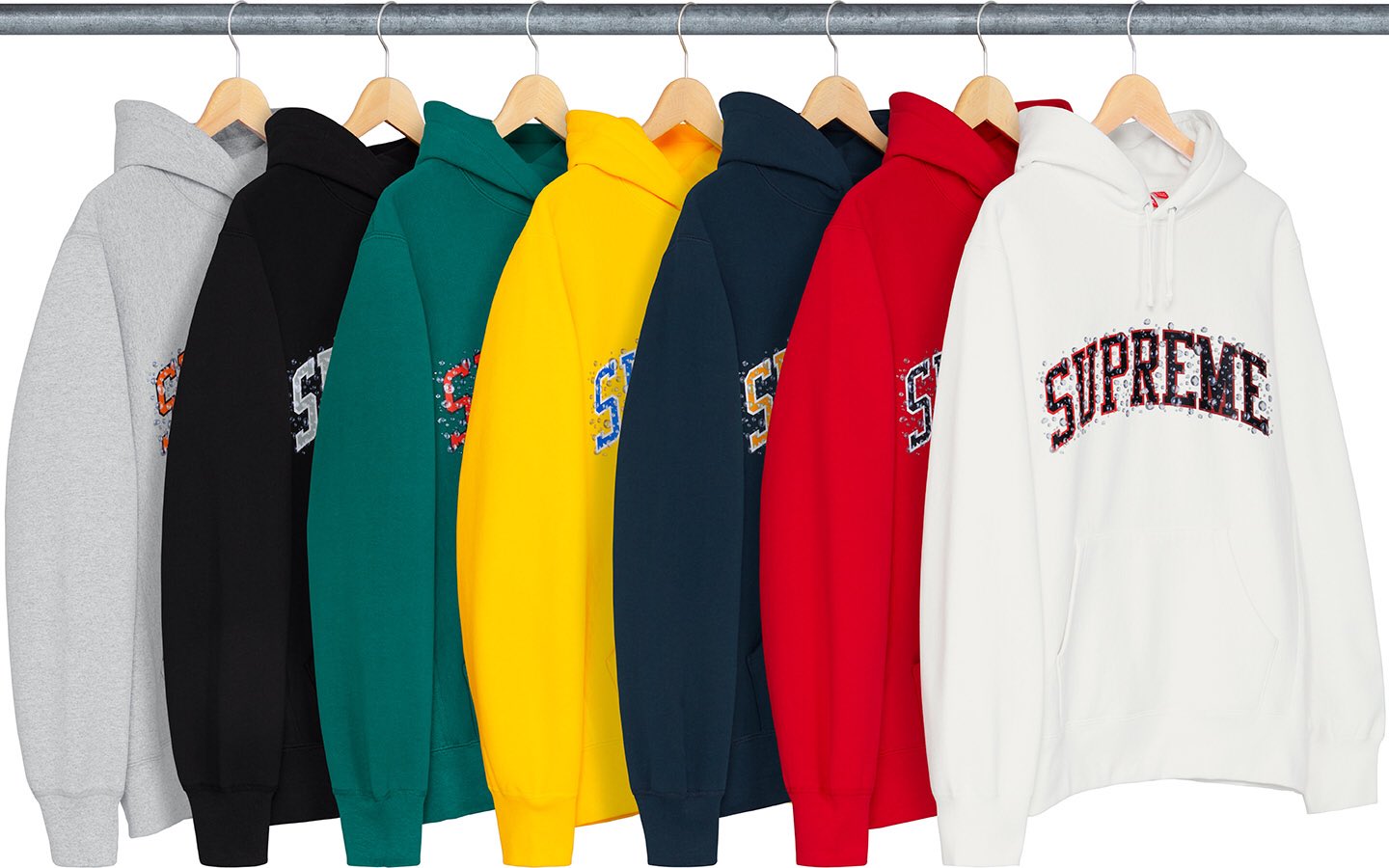 Supreme Arc Logo Hooded Sweatshirt