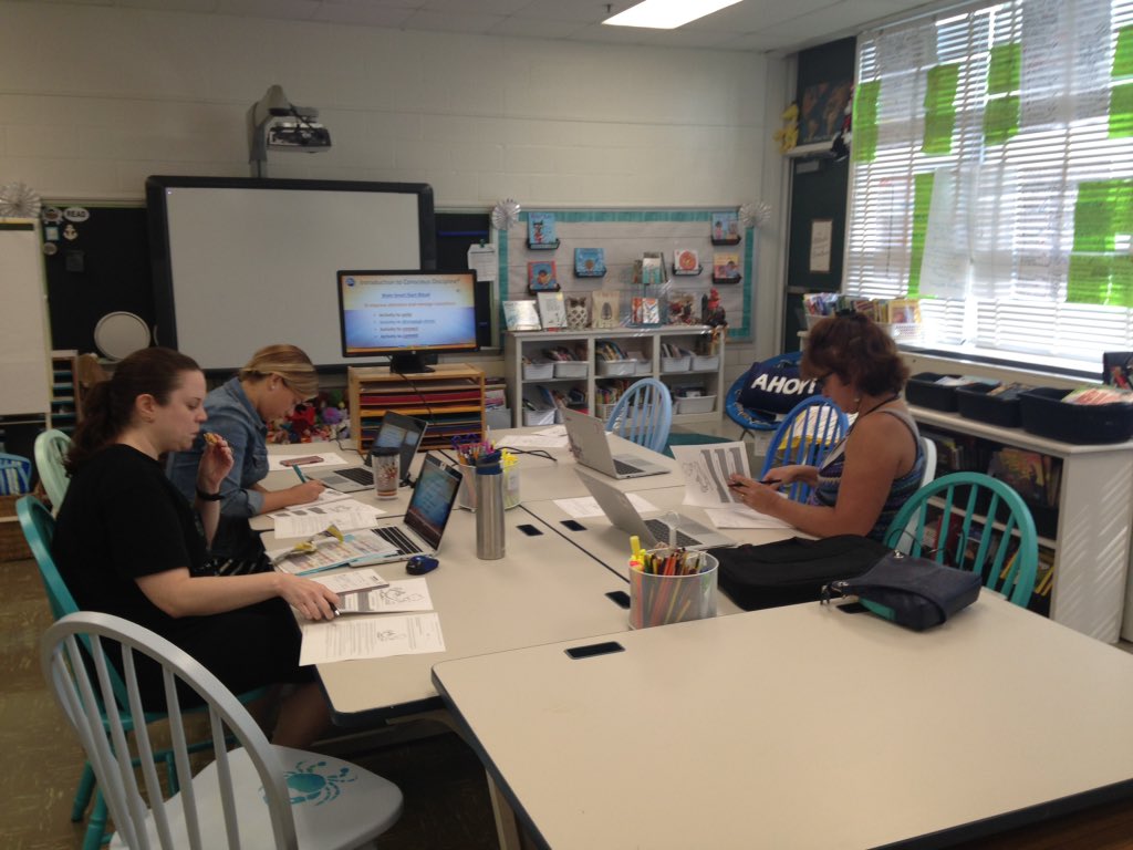 Special area Ts creating their LAMP plan to support <a href="/ConsciousD/">Conscious Discipline</a> structures &amp; utilize strategies to develop executive function skills. #BGEmagic