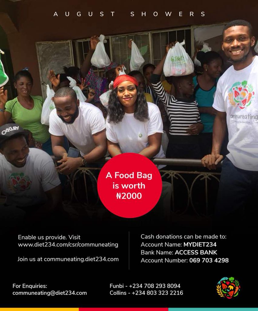 sumtraceybrown's tweet image. #Diet234 #volunteers #communeating #augustshowers #beneficiaries. Food shared is food planted.