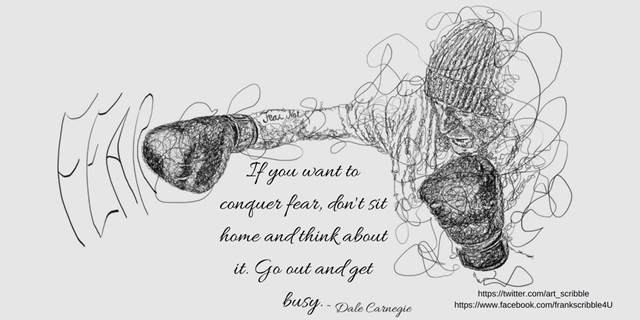 art_scribble's tweet photo. The #quoteoftheday  deals with #nofear!!

#quotestoliveby  #fear https://t.co/YLonBiAM3k