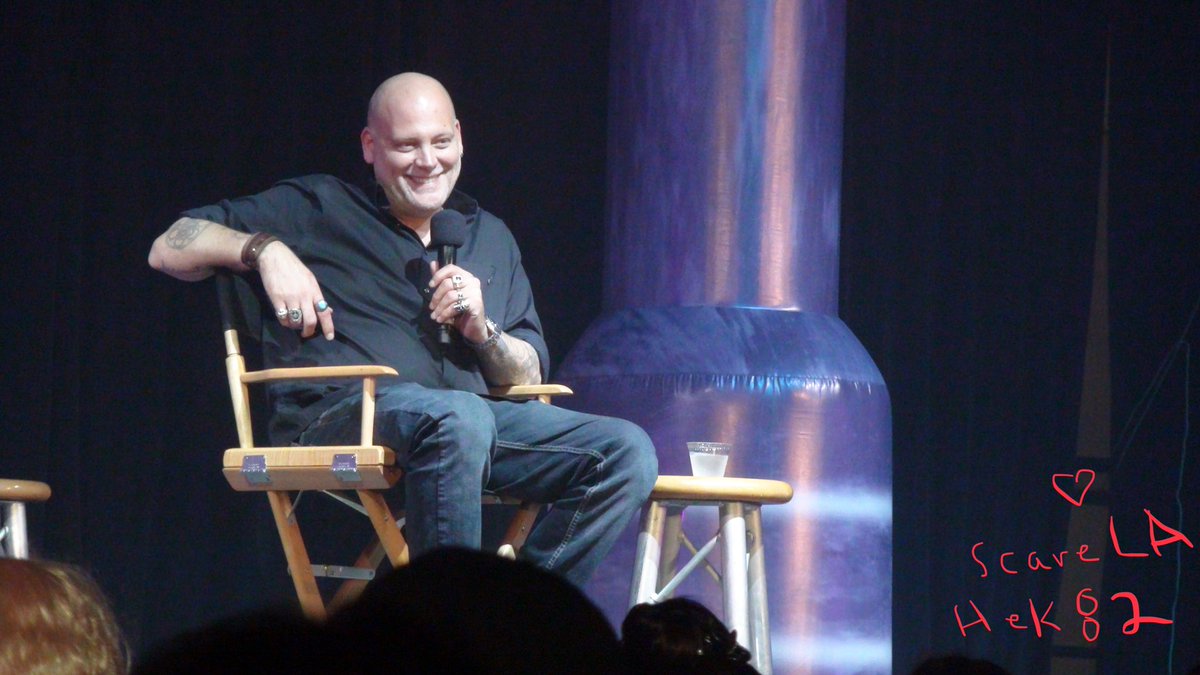 ⁦<a href="/georgeromero/">georgeromero</a>⁩ ⁦<a href="/ScareLosAngeles/">ScareLA</a>⁩  Awesome to meet George Romero Jr!