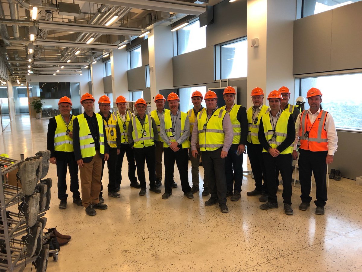 LGAQ's tweet photo. A group of #QLD councillors and other #localgov leaders are touring overseas waste facilities to investigate how other countries are using #tech to process waste. Pictured here in #Copenhagen. @Peak_LG 🚮 #localgovqld https://t.co/TBdbmN7C0m