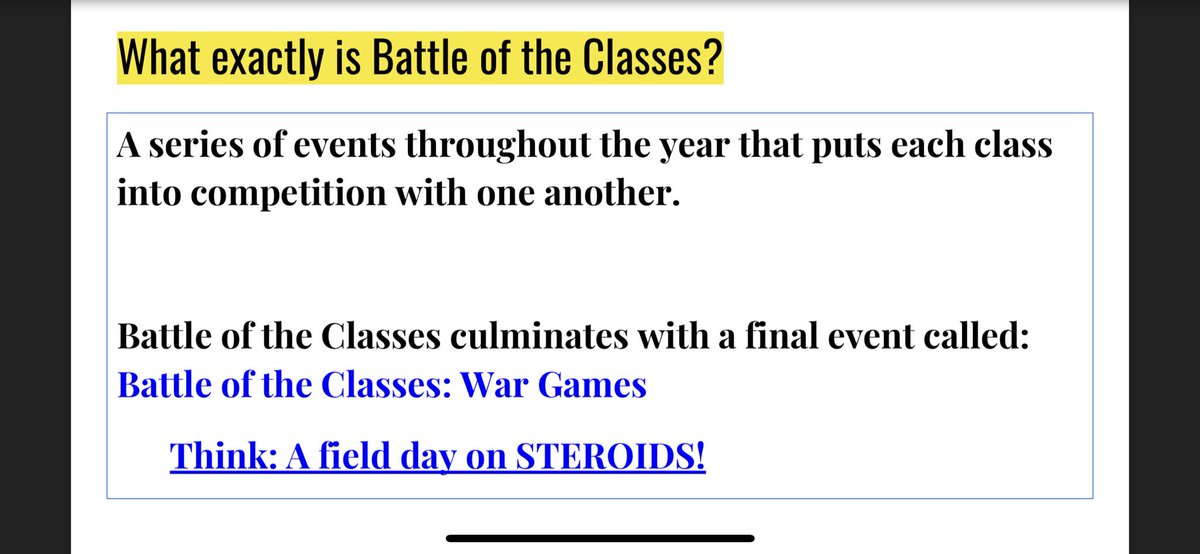 CalannioDuke's tweet photo. From the grade level presentations today. If you have questions be on the lookout for more information. Class advisors: Freshmen: Ms. Flynn, Sophomores: Mr. Calannio, Juniors: Mr. Hemminger and Ms. Hopkins, Seniors: Coach Lockner. More info in the next tweet! https://t.co/PIieP8KQdS