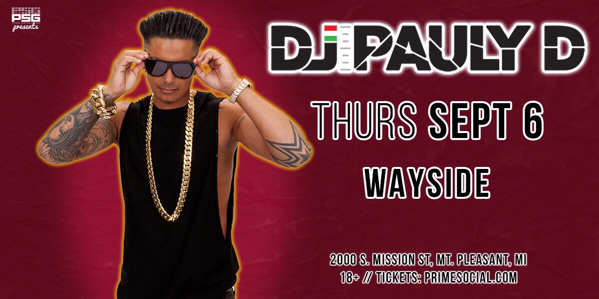 RT to WIN (2) <a href="/DJPaulyD/">DJ Pauly D</a> | 🙌 Meet &amp; Greets!

8 days till Concert!

Tickets are selling VERY💨FAST 🔥! 

Get yours here: primesocial.com