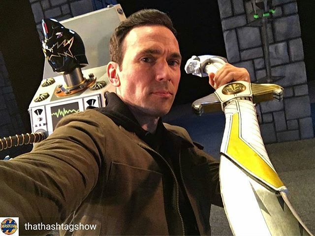 RJBailey's tweet photo. Regrann from @thathashtagshow - Another behind the scenes photo from last night’s @powerrangers 25th anniversary of @jdfffn.
.
.
#powerrangers #powerranger #mmpr #mightymorphinpowerrangers #gogopowerrangers #itsmorphintime #whiteranger #saba #powerrange… https://t.co/EJMgO3fa61 https://t.co/nVCmhAoPZ0