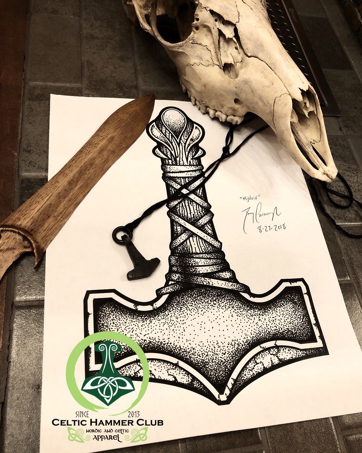 MJÖLNIR : Custom Thor's hammer... - Raven from the north | Facebook