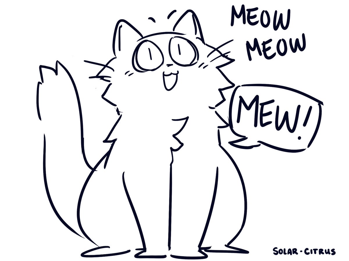 ....I don't remember drawing this but this is an accurate daily interaction with my cat 