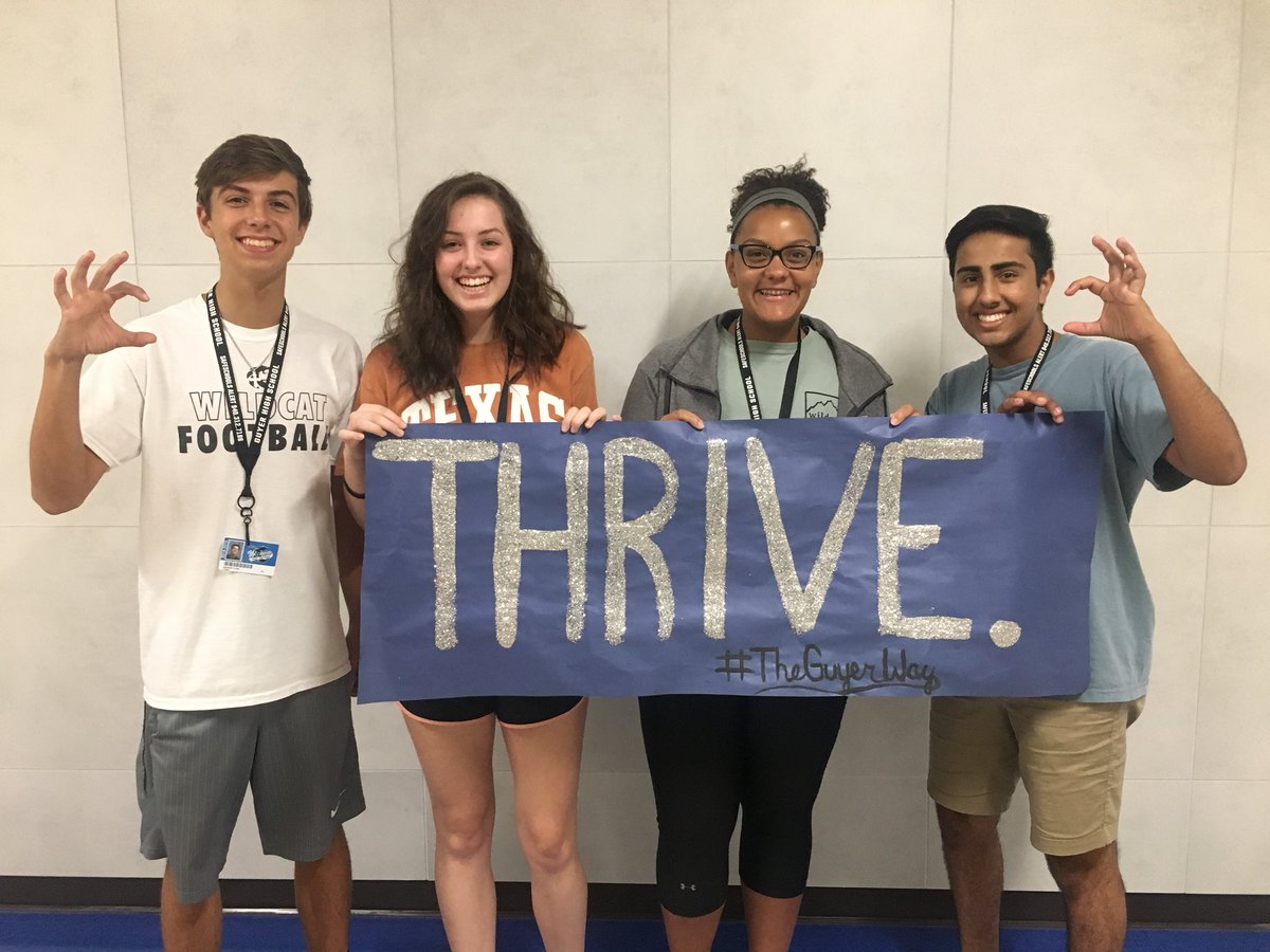 GuyerHSStuco's tweet image. Some of our STUCO members proudly presenting what #TheGuyerWay means to them! It’s always a great day to be a Wildcat💙 @dentonisd @GHSPrincipalSPP