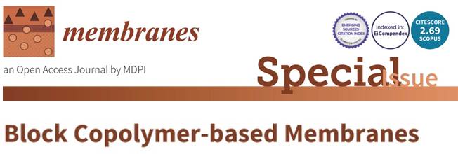 XERICproject's tweet photo. 🆕A special issue of #Membranes called "Block Copolymer-based Membranes" is now open for submission! @MDPIOpenAccess Guest editor: Dr. Mona Semsarilar, Institut Européen des Membranes @CNRSenLR @enscmchimiemtp @umontpellier  
➡️https://t.co/sOpSBwyvkr  DDL for 📝: 31 July 2019 https://t.co/e09YsdESwK
