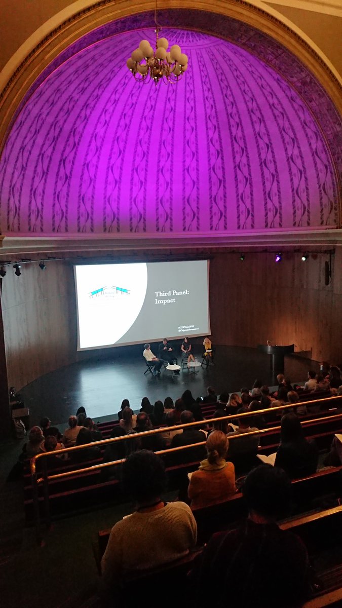 CDPConnect's tweet photo. The last panel of #CDPCon18 talk about many different kinds of impact with speakers @JoshuaJMcMullan @BHainesMayfair & Claire Smith with chair @KasiaTee @CDPConference18 https://t.co/EwRwI9f71T