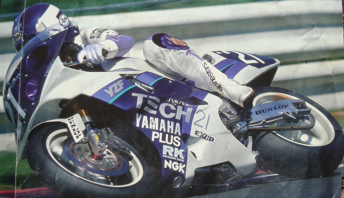 popsyosh34's tweet image. pics lifted from a wrinkled old PB magazine poster #taira #robmac #suzuka8hour1989 #tech21 #cupnoodle @KevinSchwantz @matoxley @Sully27gp @topcoalpha photo credit to @patrickgosling 👍