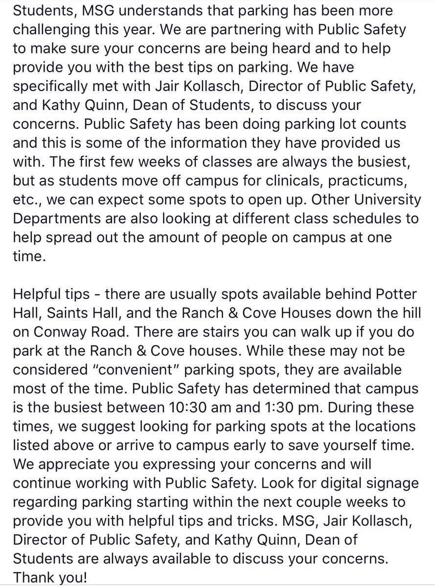 MaryvilleSG's tweet image. Regarding parking! Please reach out to us with further thoughts. Thank you!