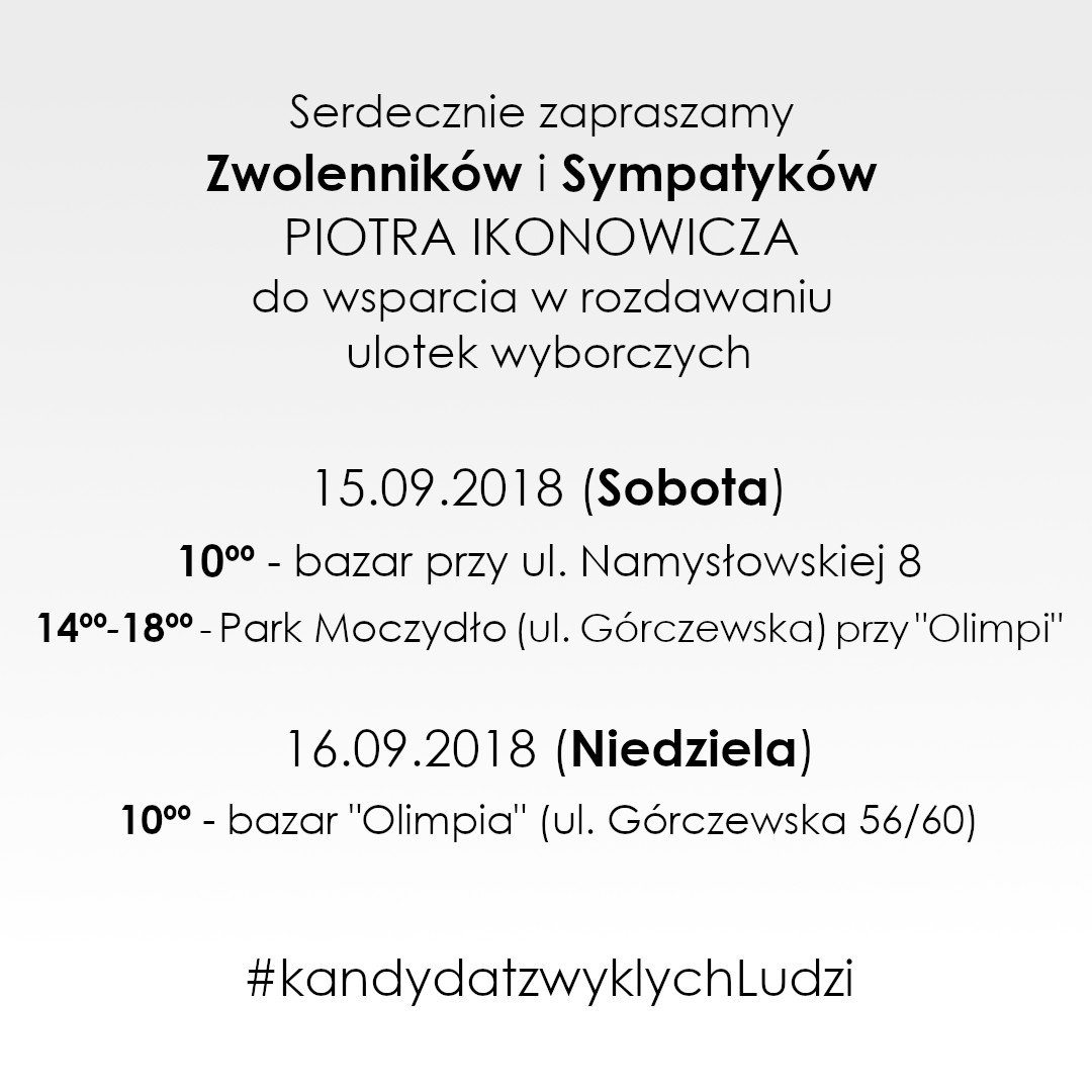 ikonowicz2018's tweet photo. #wybory2018 #warszawa #ikonowicz #kandydatzwyklychLudzi https://t.co/GeHBM2iTYa