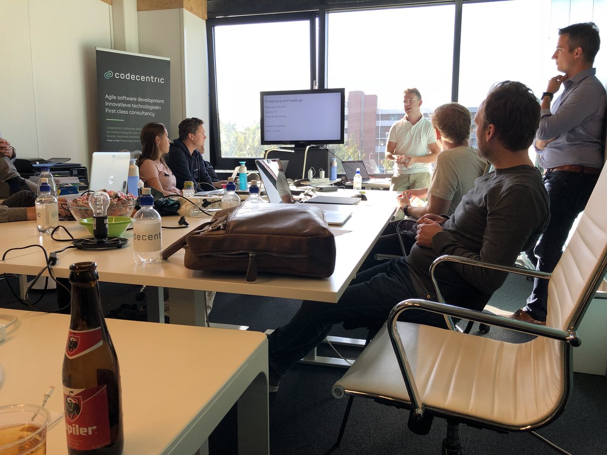 codecentricBA's tweet image. #devThursday at @codecentric_nl came as a surprise 😊 #knowledgesharing #codecentricculture
