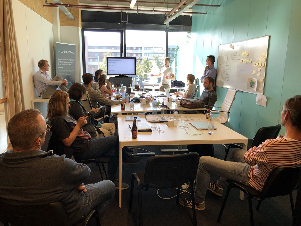 codecentricBA's tweet image. #devThursday at @codecentric_nl came as a surprise 😊 #knowledgesharing #codecentricculture