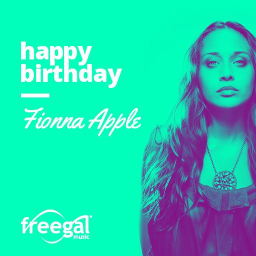 Happy Birthday, Fiona Apple!

 