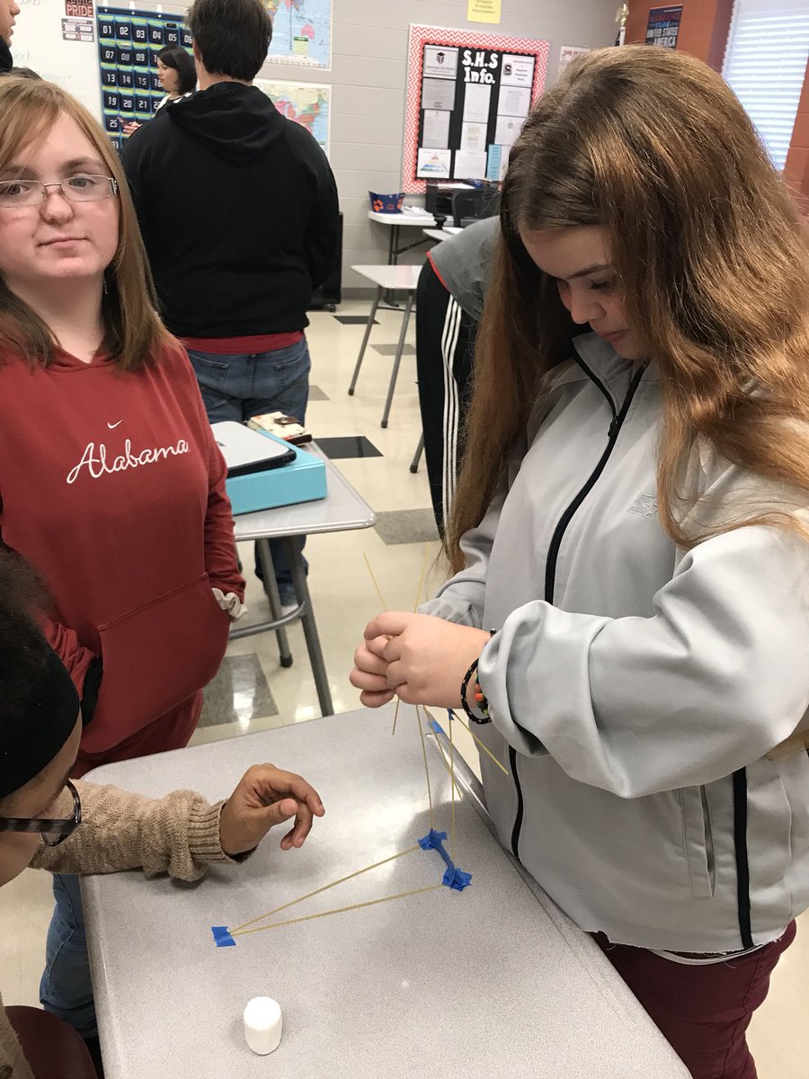 melissalewis08's tweet photo. Mrs. Crimi’s AVID class learning collaborative skills while doing the “marshmallow tower” challenge! #scsaggies. #AVIDRocks https://t.co/EzUz90XgQN