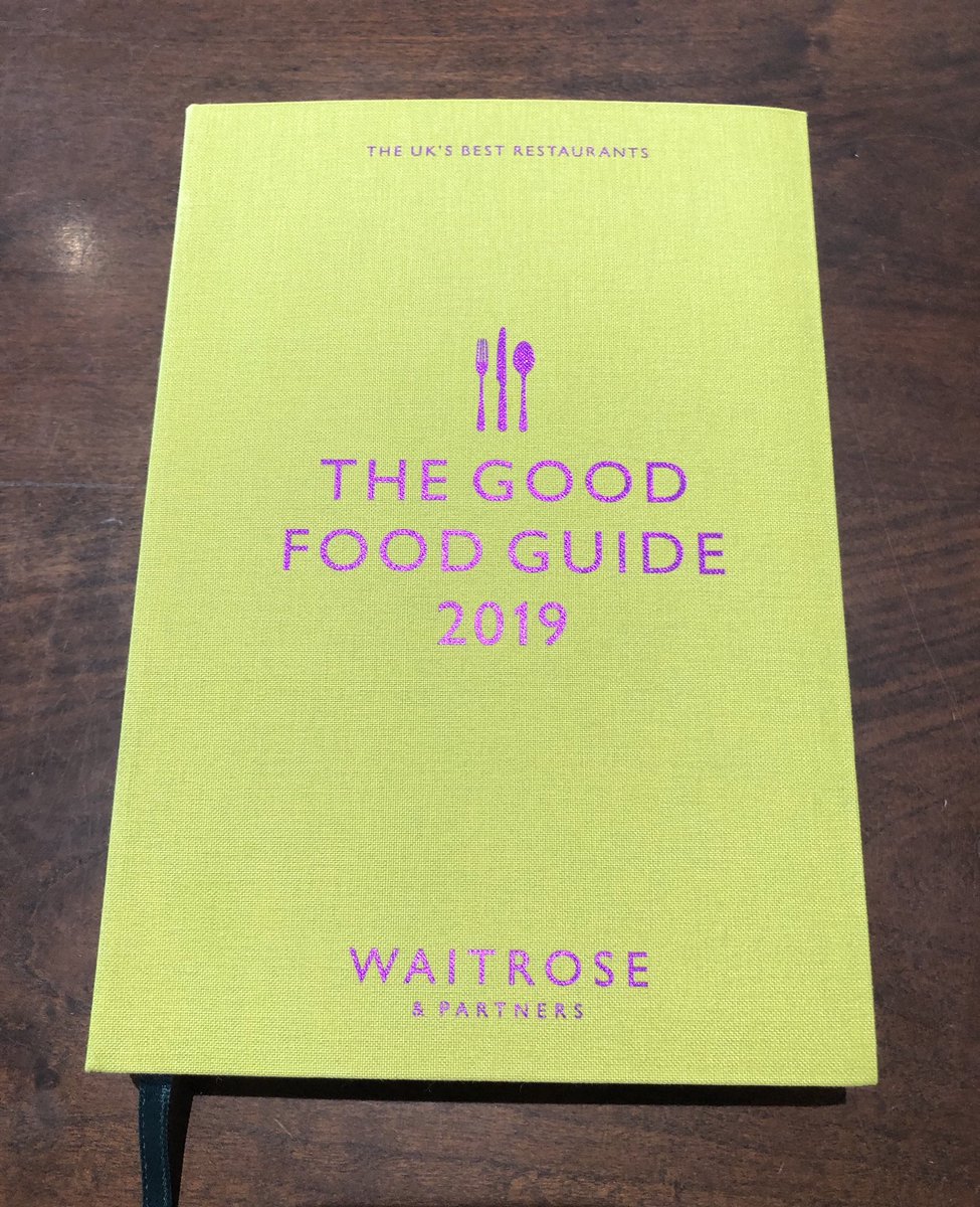 We are thrilled to be included in the Waitrose Good Food Guide 2019! <a href="/GoodFoodGuideUK/">The Good Food Guide</a> #restaurantwithrooms #uppingham #rutland 🥂🍴