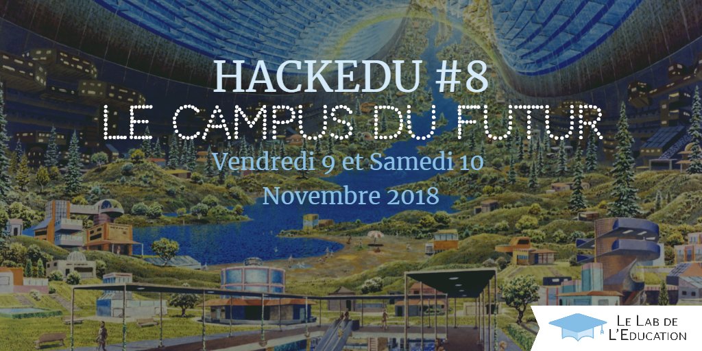 Le HackEdu #8 sur le Campus du Futur, c'est dans deux petits mois... et les billets sont disponibles !
Plus d'infos : facebook.com/events/1882177…