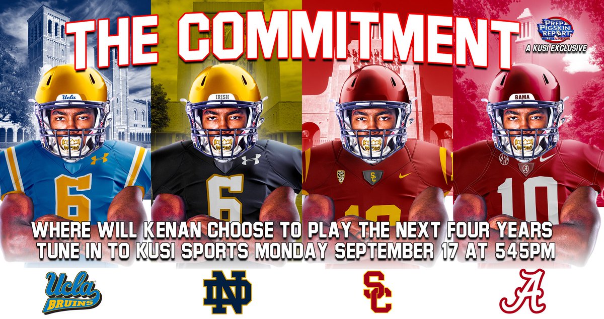 KChriston_Jr's tweet photo. Commitment coming monday September 17 at 5:15pm live in @KUSIPPR TUNE IN! https://t.co/g4Lzl3Nc61