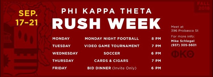 We’ve got a big week on the horizon! 💥

Here’s a sneak peak 👀 #RushPhiKap