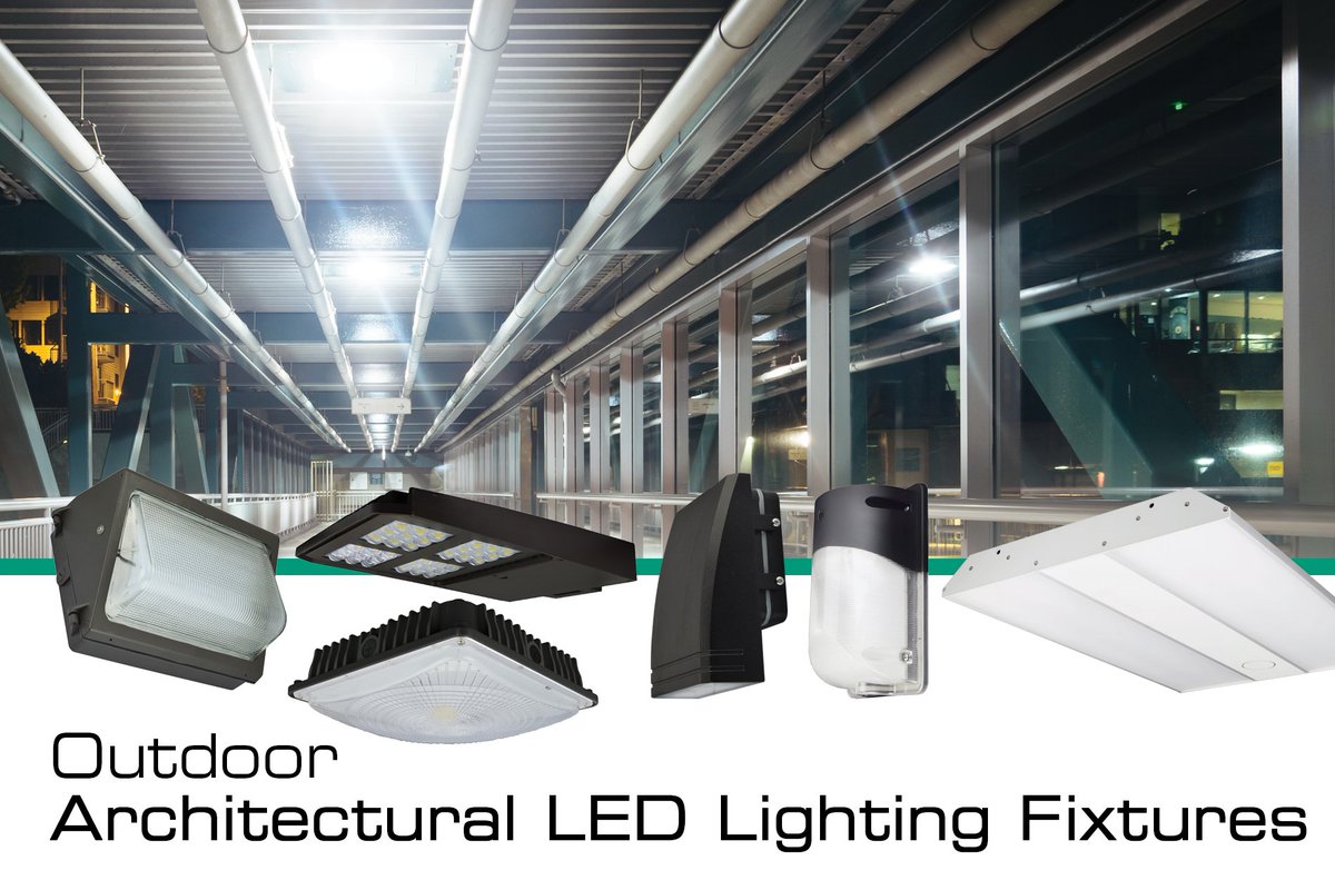 UshioAmerica's tweet image. Introducing our new line of architectural LED lighting fixtures including traditional and slim wall packs, slim area lights, canopy mount fixtures, linear high bays, and wall mount security lights. Details at ushio.com/AL. #architecture #lighting #ledfixtures #fixtures