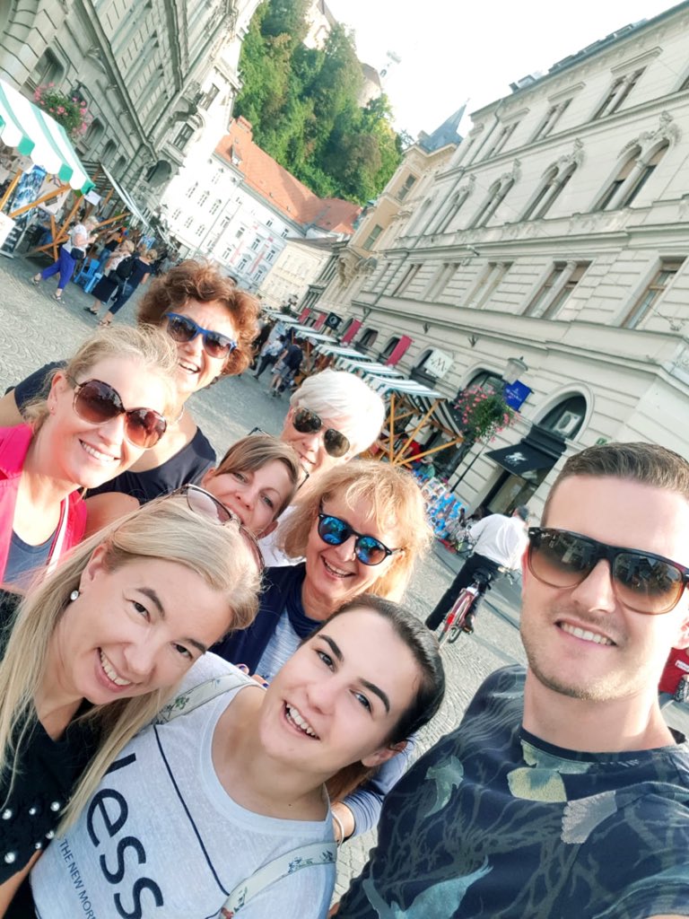 tjasa_burnik's tweet photo. Exploring Ljubljana, looking for inspirations #teambuilding https://t.co/VR19OF15rS