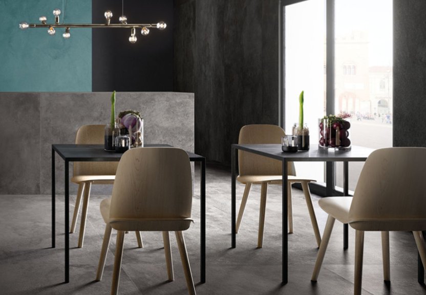 Our new stunning metal range comes in three colours: grey, rust and dark. Shown here in dark, this new range has the power to transform your space.