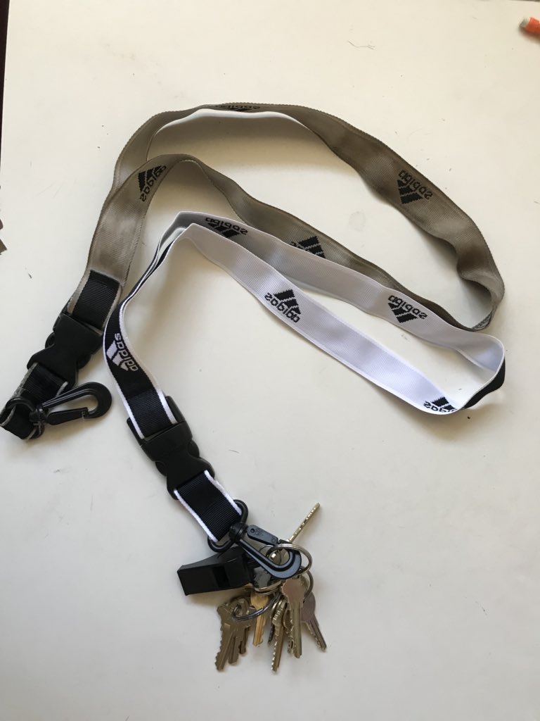 coach_ward19's tweet photo. You must be a coach..... when your most exciting birthday present in years is a new lanyard. 😂 #wayoverdue #usedtobewhite #newwhistle https://t.co/tNz1jCoGQG