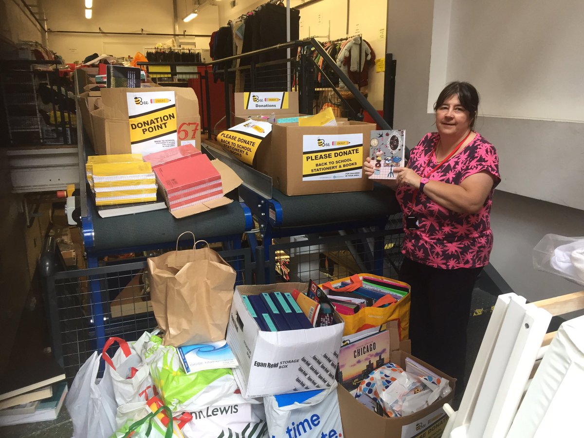 beesmartmcr's tweet photo. Thank you everyone who has donated to Bee Smart and supported the children of our city.This picture shows just a small amount of your donations which we dropped off at Wood Street Mission. @WoodSt_Mission @patkarney @LucyMPowell @Afzal4Gorton @MikeKaneMP @JeffSmithetc @AnnIgbon https://t.co/tl35hA1tO1