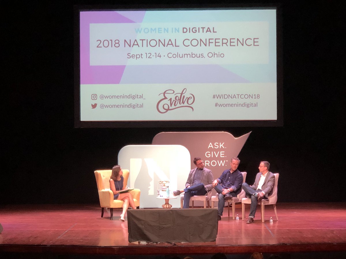 Heading from the guys about how they are adapting in the world of #metoo and being “woke” #widnatcon18