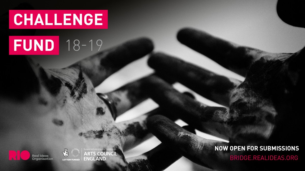 realideasorg's tweet image. Not long left to apply for the #ChallengeFund! You can be based in any sector, as long as you have a desire and evidenced need to engage with high quality cultural education for children and young people. Find out more and apply here: bridge.realideas.org/our-work/partn…