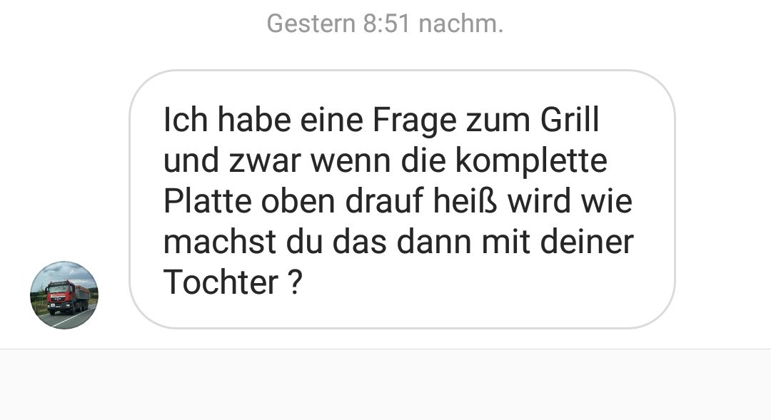 Ja Mensch, also grillen wollte ich meine Tochter nicht, da versteht ihr mich falsch 😂💪