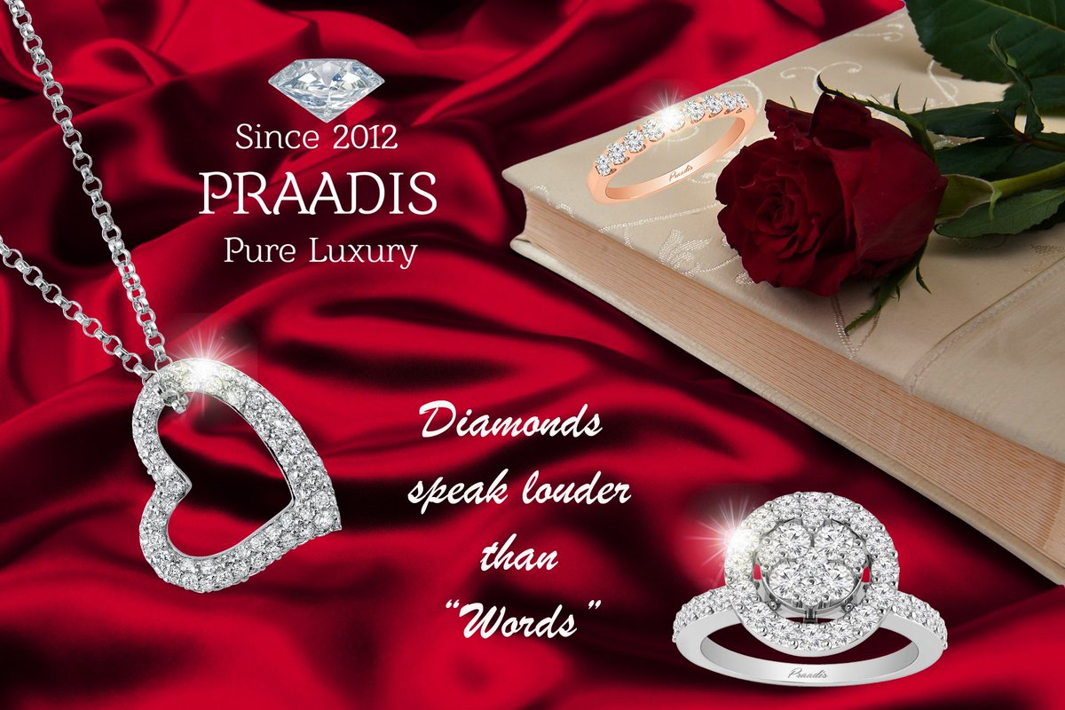 PRAADIS's tweet photo. Enhance your beauty with the most luxurious #DiamondsJewelry for women. Explore Praadis Luxury's collection of #DiamondRings &amp; #DiamondNecklaces for women. Get 100% Certified jewelery at Praadis Luxury! https://t.co/nzvMeOpvzf