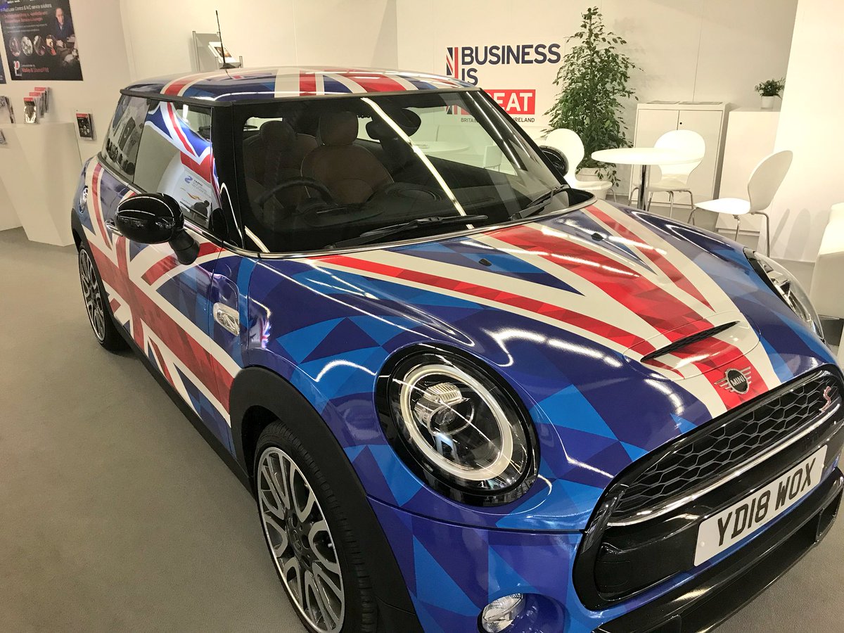 Visit the UK pavilion at #automechanikaFrankfurt in halls 4.1, 5.1, 8.0 & 11.1 -  @SMMT are supporting over 50 companies and there’s even a MINI in Hall 4.1 J61! #amf18