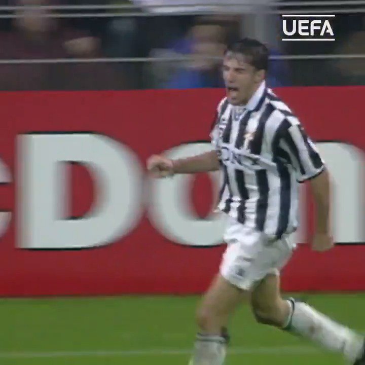 Happy Birthday Alessandro Del Piero Here is his first ever Champions League goal. Not a bad one for your first.

