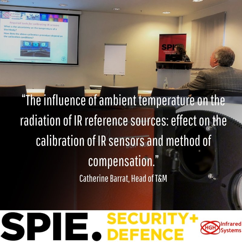 HGHInfraredSyst's tweet photo. Did you have the chance to attend our presentation this morning at #SPIE Berlin? @SPIEeurope #infrared #calibration #IRsources https://t.co/GffkonYICX