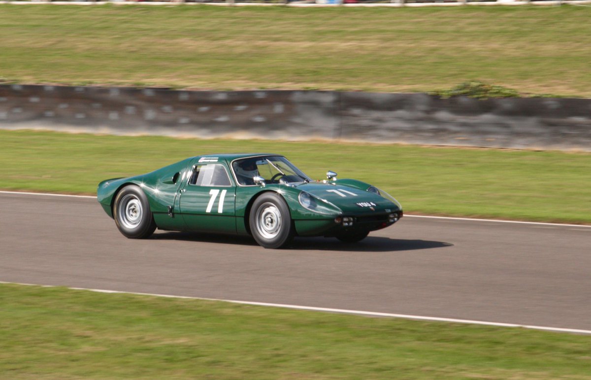 No 71. Motoring down the Lavant  Straight. #GoodwoodRevival