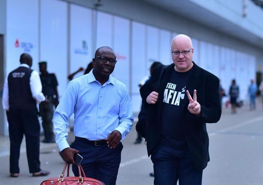AdenekanMoruff's tweet photo. #tbt to exactly a year ago when I received the king of disruption @BrettKing in Lagos 🇳🇬 for the #Interswitchconnect. 
-
On of the take-away message was 
“If you really want to 'disrupt' you don't take the existing models &amp; build on it. You start from scratch!" https://t.co/DVh3Jh7JEo