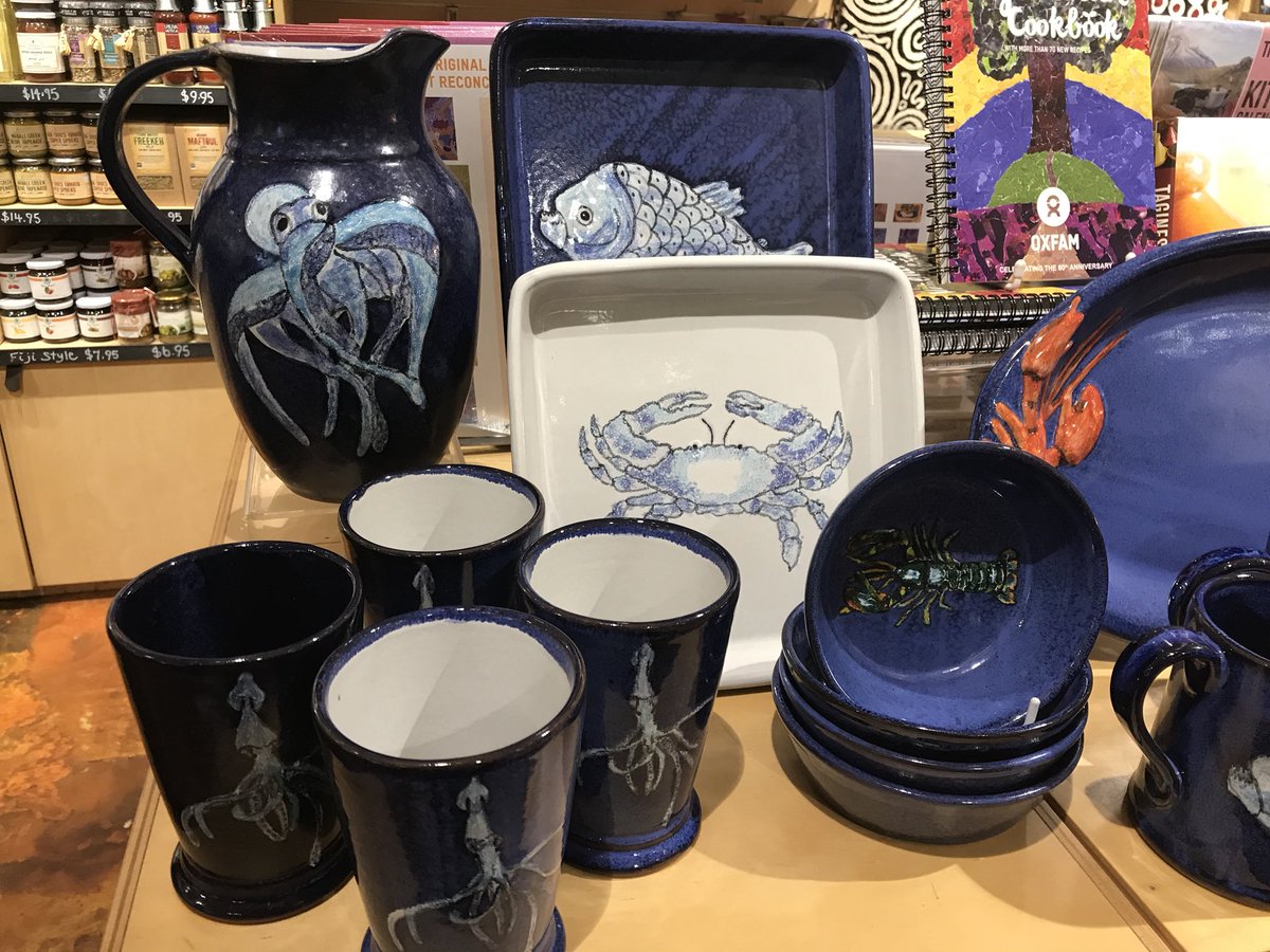 Absolutely loving the new #marine themed range of ethical crockery @OxfamAustralia stores
#fishy #cephlapod #crustaceans #bluecrab #ethicalproducts