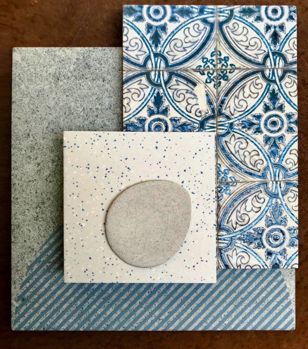 The trend for patterned tiles is definitely here to stay in 2018. In a bathroom, they are the perfect way to add a touch of style to a white bathroom suite. #InteriorDesign #PentagonTiles #HomeDesign