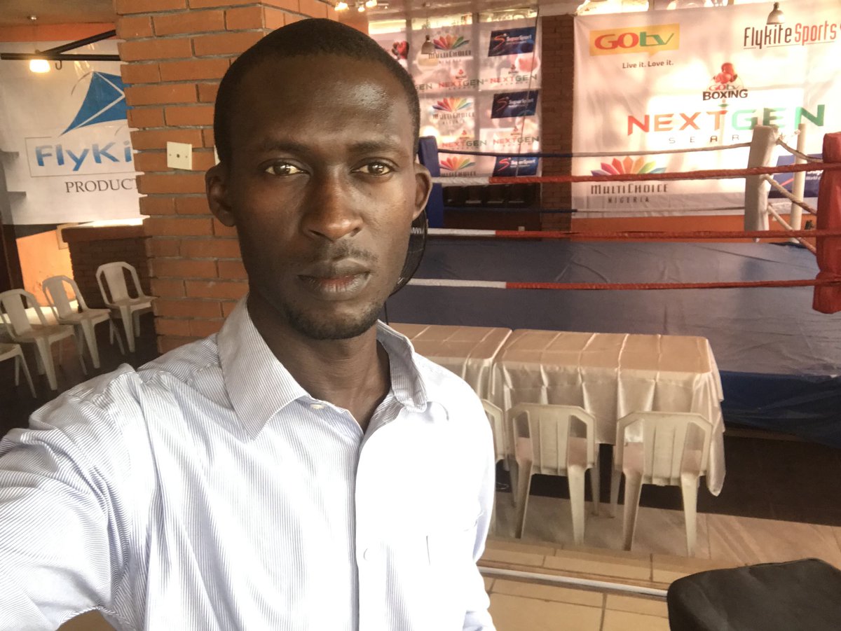 Keemlawal47's tweet photo. Live at the Dunkin Pepper Gym inside the MKO International Stadium Sports Complex in Abeokuta for the 4th GOtv Boxing NextGen Search, where over a hundred young boxers are seeking to join the professional cadre. #grassrootboxing #Nextgensearch #Gotvboxingnight @flykiteboxing https://t.co/eErf7a1naw