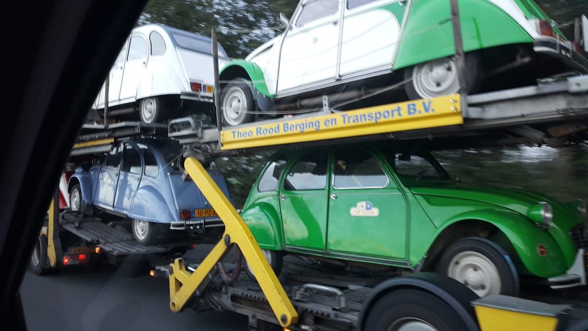 Met #hoogwout over de #A27 #eendenrally #bedrijfsuitjeopmaat