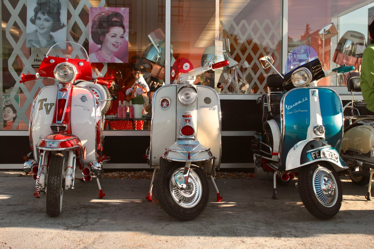 Vespa’s.   #GoodwoodRevival