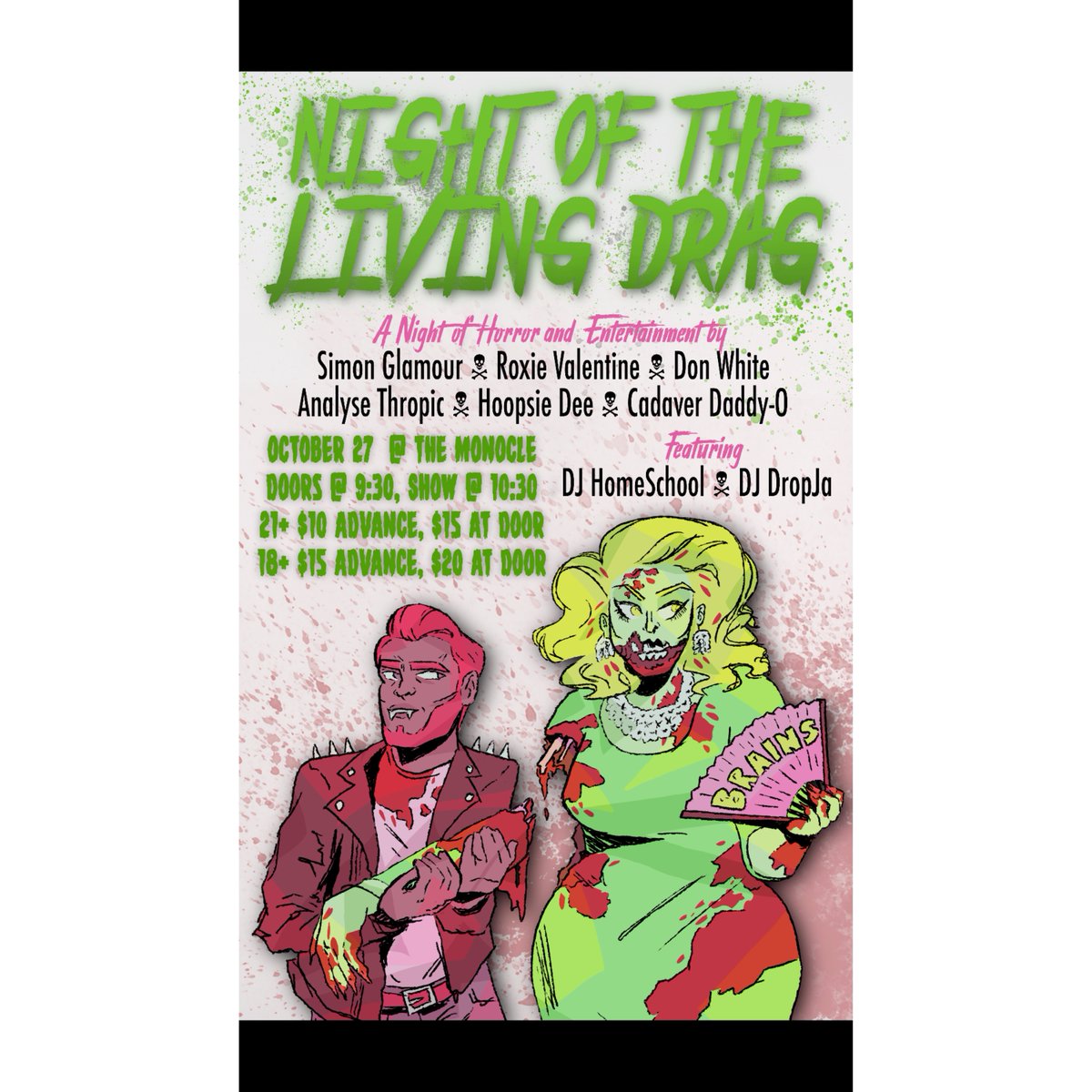 officialedurain's tweet photo. Night of The Living Drag! #lgbt #drag #thegrove #themonocle #stl #washu #siue #siuc #slu #maryvilleU #pridestl #principacollege #gsa #gay #lesbian #love #dj #halloween #stltoday #boom #boomagazine #nightlife #club #college #grown #beer #vodka #gin #whiskey https://t.co/oalBb2pmYq
