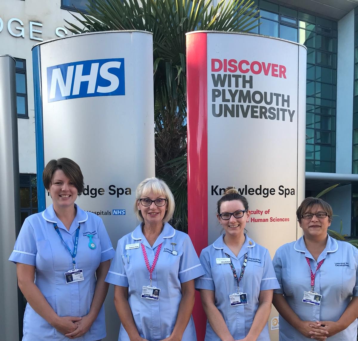 Introducing our team of Clinical Practice Educators, including some new faces!
From left to right:
Karen Evans, Viviene Tickle, Olivia Mullard and Hayley Plowright.

(Not pictured: Louise Parkes) 

We are available for all student,  mentor and preceptee enquiries.
@RCHTWeCare