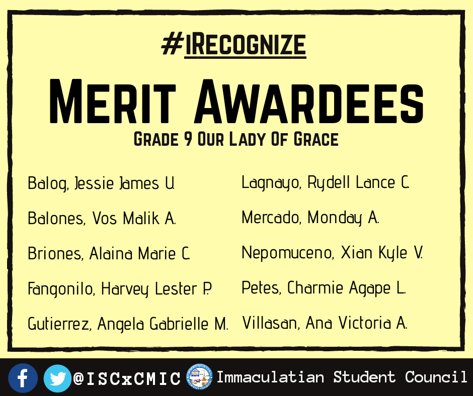 ISCxCMIC's tweet photo. #iRecognize: Ladies and gentlemen, the Top 10 Students and Merit Awardees from Grades 9 & 10 for the first quarter in alphabetical order! Congratulations! #ISCServesAsOne
"However difficult life may seem, there is always something you can do and succeed at" - Stephen Hawking https://t.co/jDQ7HP0Zhq