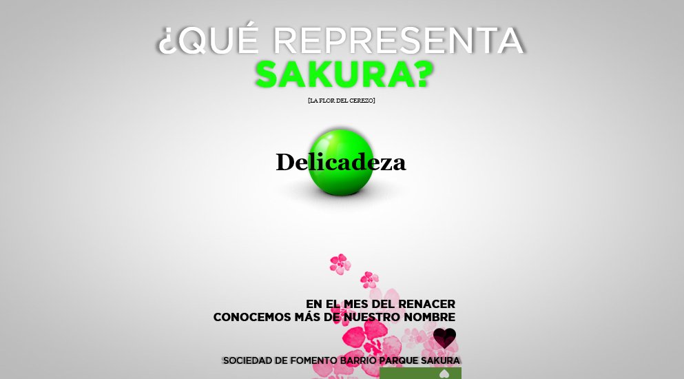 SomosSakura's tweet photo. #Jueves13 - Buen día ¿sabías qué representa Sakura en la cultura oriental? Te lo contamos desde hoy con una palabra por día... 
Todo indica que nuestro barrio tiene el nombre bien puesto. Mirá... https://t.co/UZxkqp3Udy